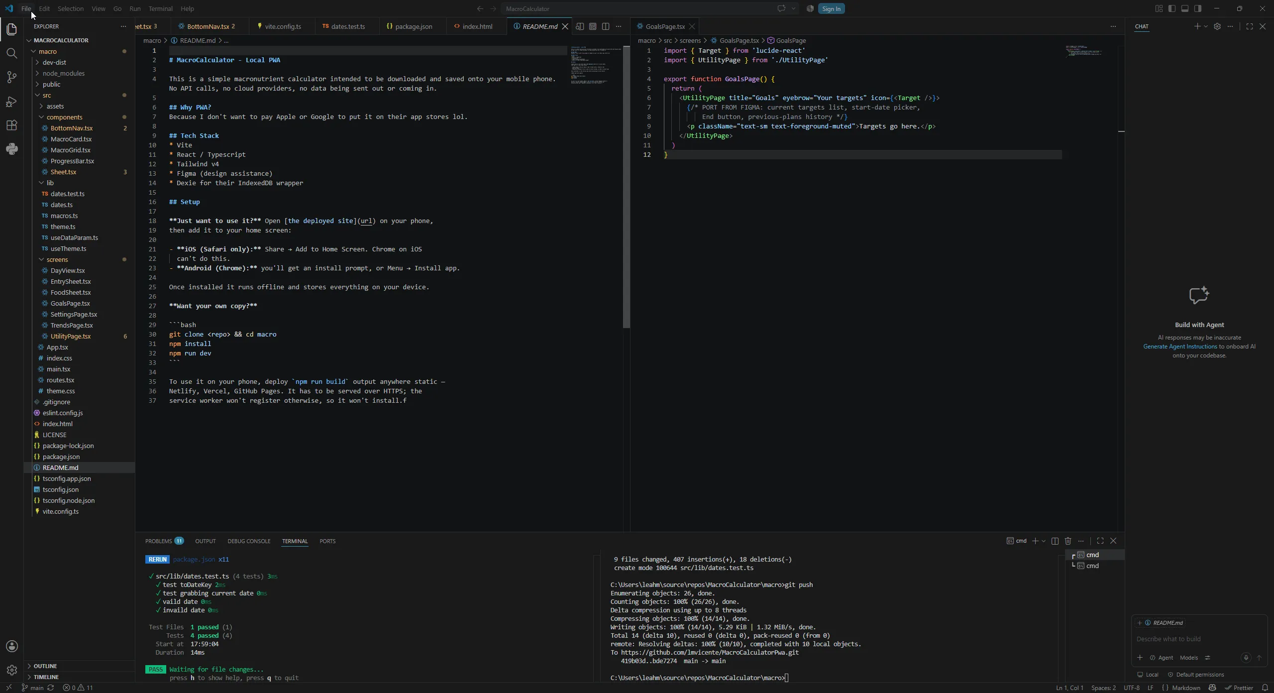 Documented tech spec